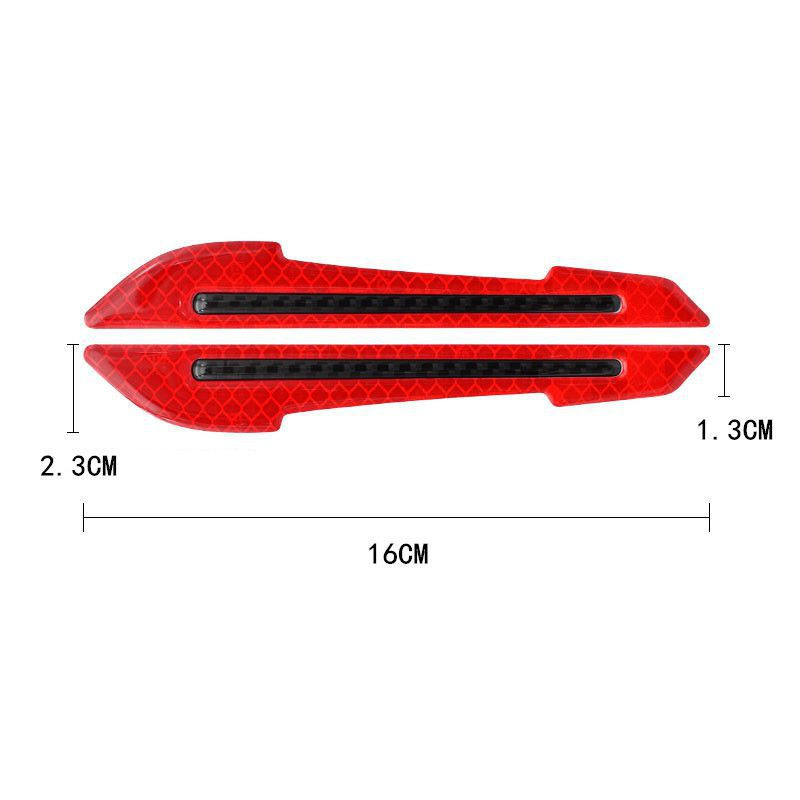 Automobilių šviesą atspindinčios žymėjimo juostos lipdukai Galinio vaizdo veidrodėlis, apsaugantis nuo susidūrimo, saugos įspėjamasis ženklas Lipdukai automobilio išorės priedai