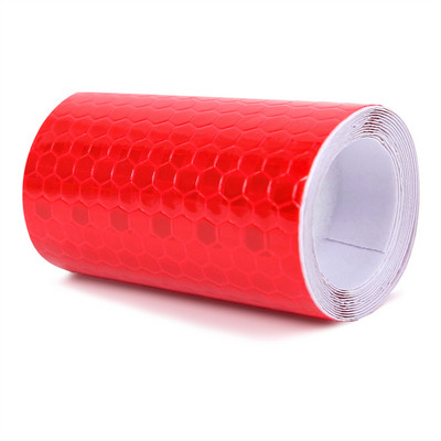 5x100 cm-es fényvisszaverő figyelmeztető szalagok, vízálló, tartós éjszakai biztonság szemmel látható fényvisszaverő matricák motorkerékpár utánfutó autókhoz