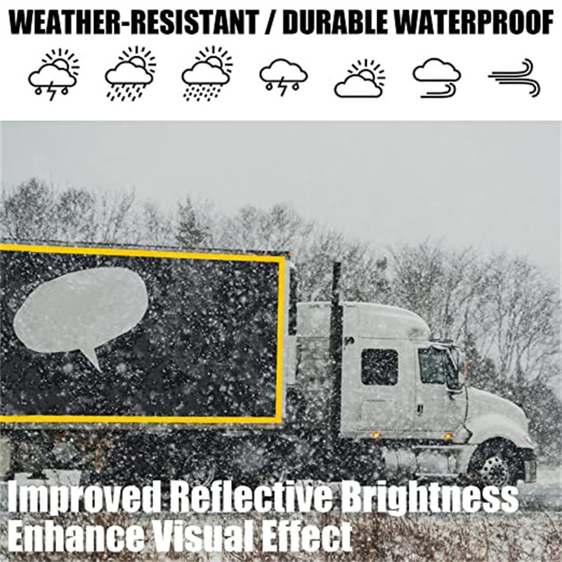 5x100 cm-es fényvisszaverő figyelmeztető szalagok, vízálló, tartós éjszakai biztonság szemmel látható fényvisszaverő matricák motorkerékpár utánfutó autókhoz