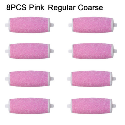 2/4/6/8/9Pcs Pedi Replacement Rollers Heads Punjenje, 3 grube razine uključuje Extra Rough Hard，Alat za njegu stopala Sredstvo za uklanjanje tvrde kože