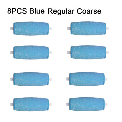 2/4/6/8/9Pcs Pedi Replacement Rollers Heads Punjenje, 3 grube razine uključuje Extra Rough Hard，Alat za njegu stopala Sredstvo za uklanjanje tvrde kože