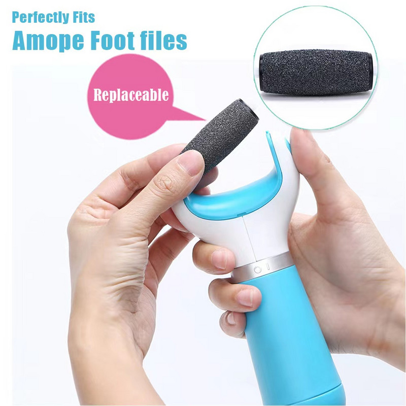 2/4/6/8/9Pcs Pedi Replacement Rollers Heads Punjenje, 3 grube razine uključuje Extra Rough Hard，Alat za njegu stopala Sredstvo za uklanjanje tvrde kože