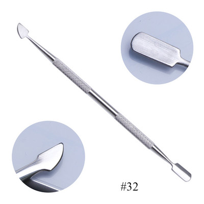 14 vrsta Nail Art od nehrđajućeg čelika Gurač zanoktica Čišćenje Lak za miješanje Puder u prahu Spatule Šipke za toniranje Sredstvo za uklanjanje šminke za manikuru LAA17