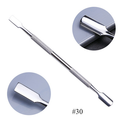 14 vrsta Nail Art od nehrđajućeg čelika Gurač zanoktica Čišćenje Lak za miješanje Puder u prahu Spatule Šipke za toniranje Sredstvo za uklanjanje šminke za manikuru LAA17