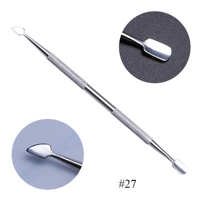 14 vrsta Nail Art od nehrđajućeg čelika Gurač zanoktica Čišćenje Lak za miješanje Puder u prahu Spatule Šipke za toniranje Sredstvo za uklanjanje šminke za manikuru LAA17