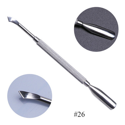 14 vrsta Nail Art od nehrđajućeg čelika Gurač zanoktica Čišćenje Lak za miješanje Puder u prahu Spatule Šipke za toniranje Sredstvo za uklanjanje šminke za manikuru LAA17