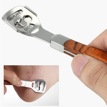 Педикюр Пила за крака Инструмент за премахване на мазоли От неръждаема стомана Нож за кожички Резачка за кожички Инструмент за грижа за краката
