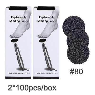 Pakaitinis pėdų dildelių rinkinys Šlifavimo popierius Vilna poliravimo pėdų priežiūra Rasp Disk Shaft Elektriniai nagų grąžtai Pedikiūro įrankių rinkiniai
