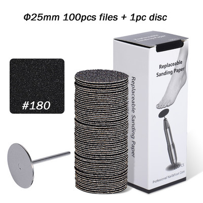 Pakaitinis pėdų dildelių rinkinys Šlifavimo popierius Vilna poliravimo pėdų priežiūra Rasp Disk Shaft Elektriniai nagų grąžtai Pedikiūro įrankių rinkiniai