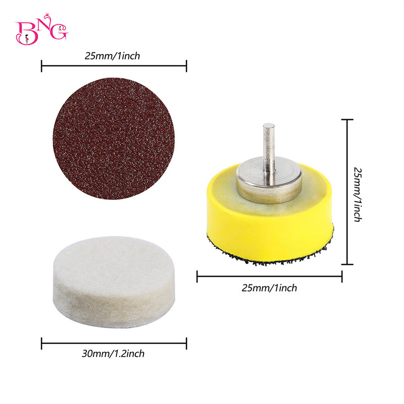 Pakaitinis pėdų dildelių rinkinys Šlifavimo popierius Vilna poliravimo pėdų priežiūra Rasp Disk Shaft Elektriniai nagų grąžtai Pedikiūro įrankių rinkiniai