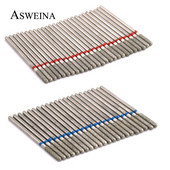 50 vnt Deimantinių nagų grąžtų rinkinys Frezavimo pjaustytuvai elektriniam manikiūro mašinai Gelinis lakavimas Pašalinti įdubimą Nagų dailės įrankiai Priedai