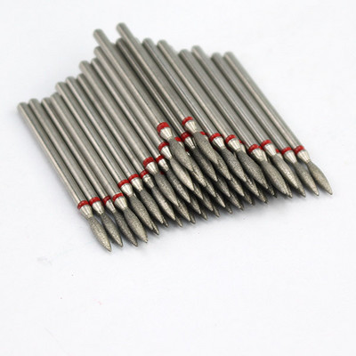 50 vnt Deimantinių nagų grąžtų rinkinys Frezavimo pjaustytuvai elektriniam manikiūro mašinai Gelinis lakavimas Pašalinti įdubimą Nagų dailės įrankiai Priedai