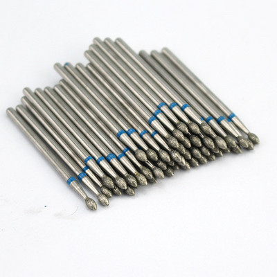 50 vnt Deimantinių nagų grąžtų rinkinys Frezavimo pjaustytuvai elektriniam manikiūro mašinai Gelinis lakavimas Pašalinti įdubimą Nagų dailės įrankiai Priedai