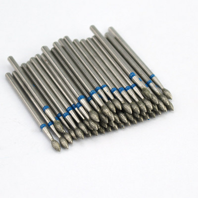 50 vnt Deimantinių nagų grąžtų rinkinys Frezavimo pjaustytuvai elektriniam manikiūro mašinai Gelinis lakavimas Pašalinti įdubimą Nagų dailės įrankiai Priedai