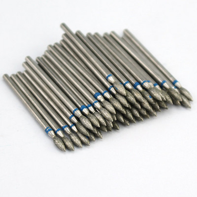 50 vnt Deimantinių nagų grąžtų rinkinys Frezavimo pjaustytuvai elektriniam manikiūro mašinai Gelinis lakavimas Pašalinti įdubimą Nagų dailės įrankiai Priedai