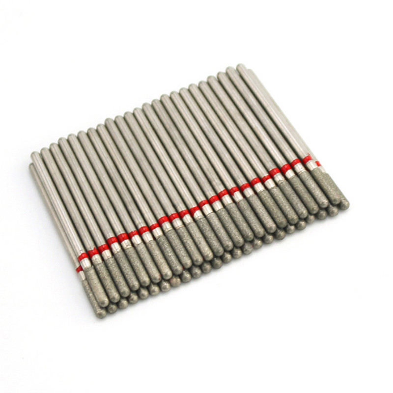 50 vnt Deimantinių nagų grąžtų rinkinys Frezavimo pjaustytuvai elektriniam manikiūro mašinai Gelinis lakavimas Pašalinti įdubimą Nagų dailės įrankiai Priedai