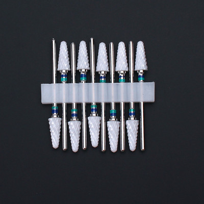 10pc/Set Glodalo Keramičke burgije za nokte Komplet električnih turpija za manikuru Uklanjanje zanoktica Alati za gel lak Pribor