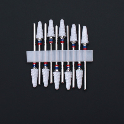 10pc/Set Glodalo Keramičke burgije za nokte Komplet električnih turpija za manikuru Uklanjanje zanoktica Alati za gel lak Pribor