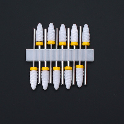 10pc/Set Glodalo Keramičke burgije za nokte Komplet električnih turpija za manikuru Uklanjanje zanoktica Alati za gel lak Pribor