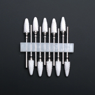 10pc/Set Glodalo Keramičke burgije za nokte Komplet električnih turpija za manikuru Uklanjanje zanoktica Alati za gel lak Pribor