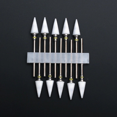 10pc/Set Glodalo Keramičke burgije za nokte Komplet električnih turpija za manikuru Uklanjanje zanoktica Alati za gel lak Pribor