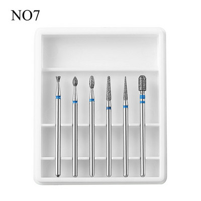 9 tipo deimantinio korundo nagų gręžimo rinkinys manikiūro frezavimo staklės elektrinis pedikiūro staklės antgalis odelių šalinimo įrankio priedai
