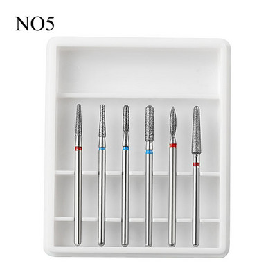 9 tipo deimantinio korundo nagų gręžimo rinkinys manikiūro frezavimo staklės elektrinis pedikiūro staklės antgalis odelių šalinimo įrankio priedai
