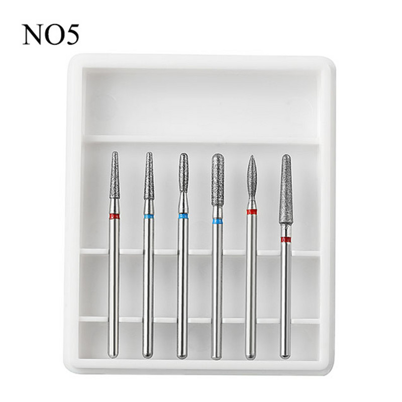 9 tipo deimantinio korundo nagų gręžimo rinkinys manikiūro frezavimo staklės elektrinis pedikiūro staklės antgalis odelių šalinimo įrankio priedai