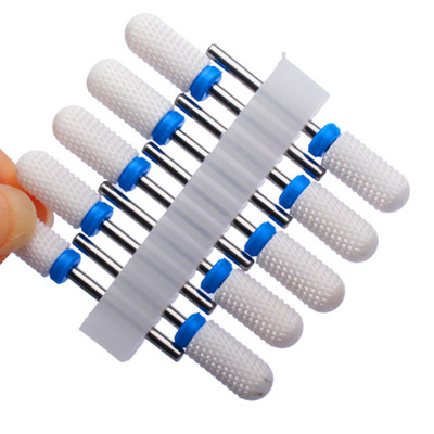 10 vnt karbido manikiūro pjaustytuvų rinkinys nagų grąžtai, gelio lako valiklis, pjoviklis Keraminės braškės nagams elektrinės dildės įrankiai