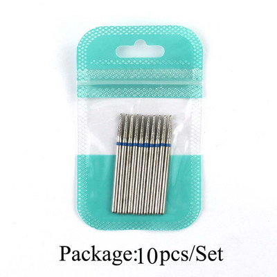 Set glodala od 10 komada Dijamantni kamen Električne bušilice za manikuru Bušilice za nokte Čišćenje zanoktica Dodaci za brušenje Oprema za izradu noktiju