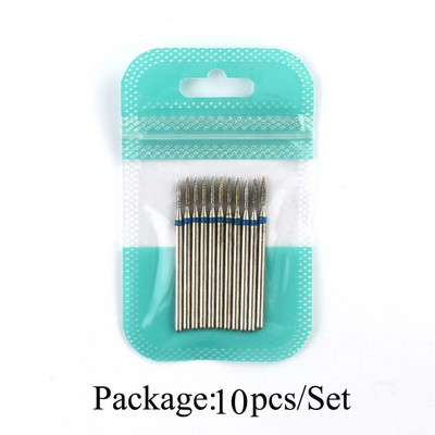 Set glodala od 10 komada Dijamantni kamen Električne bušilice za manikuru Bušilice za nokte Čišćenje zanoktica Dodaci za brušenje Oprema za izradu noktiju