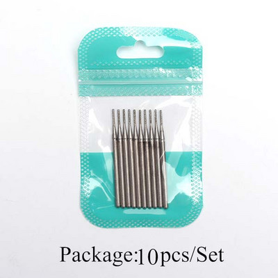 Set glodala od 10 komada Dijamantni kamen Električne bušilice za manikuru Bušilice za nokte Čišćenje zanoktica Dodaci za brušenje Oprema za izradu noktiju