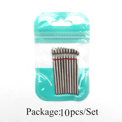 Set glodala od 10 komada Dijamantni kamen Električne bušilice za manikuru Bušilice za nokte Čišćenje zanoktica Dodaci za brušenje Oprema za izradu noktiju