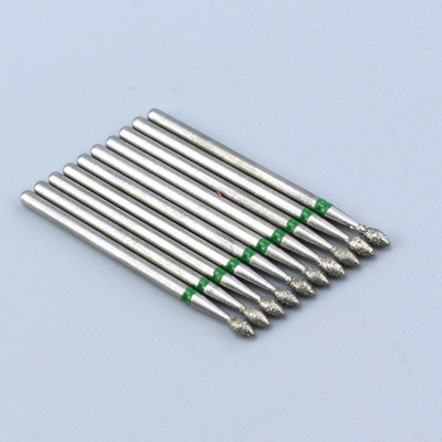 Set glodala od 10 komada Dijamantni kamen Električne bušilice za manikuru Bušilice za nokte Čišćenje zanoktica Dodaci za brušenje Oprema za izradu noktiju