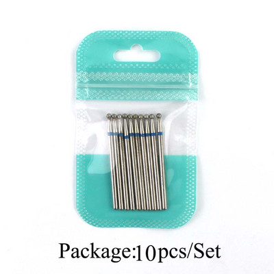 Set glodala od 10 komada Dijamantni kamen Električne bušilice za manikuru Bušilice za nokte Čišćenje zanoktica Dodaci za brušenje Oprema za izradu noktiju