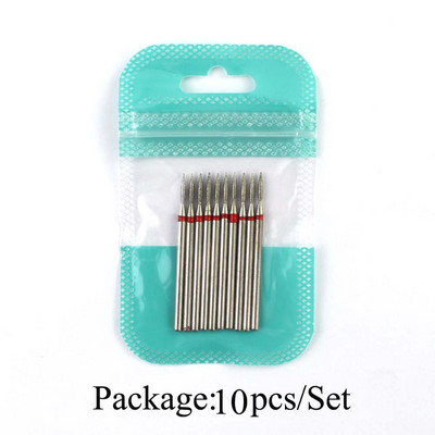 Set glodala od 10 komada Dijamantni kamen Električne bušilice za manikuru Bušilice za nokte Čišćenje zanoktica Dodaci za brušenje Oprema za izradu noktiju