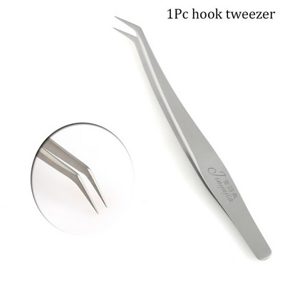 1σετ Nail Art Tools Ανοξείδωτα τσιμπιδάκια Αντιστατική ηλεκτρολυτική Μη μαγνητική τσιμπίδα