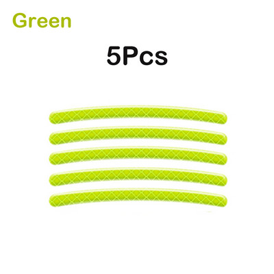 5/10/20/40 бр. Стикер на главината на колелото на автомобила Светлоотразителна лента за мотоциклети Автомобил Нощно шофиране Безопасност Светещ универсален стикер