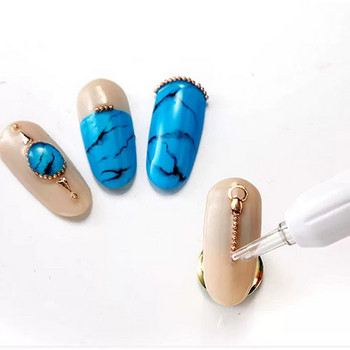 1 τεμ. Διάμετρος χάντρας Χάντρες από χάλυβα Picking Dotting Pen Nail Art Tool Pick Up Μικρή μπάλα χαβιάρι Αξεσουάρ μανικιούρ Εργαλείο κουκκίδων