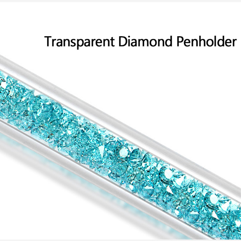 Dvostruke četke za gradijent olovke za nokte 5 boja Drška od akrilnih kamenčića spužva Ombre alati za gradijent noktiju za manikuru