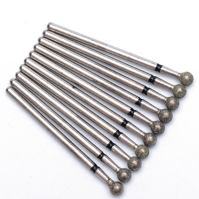 10pc/Set Dijamantno svrdlo za nokte Električna glodala za pedikuru Turpije za manikuru Alat za brušenje zanoktica Dodaci za nokte