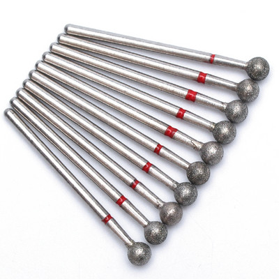 10pc/Set Dijamantno svrdlo za nokte Električna glodala za pedikuru Turpije za manikuru Alat za brušenje zanoktica Dodaci za nokte