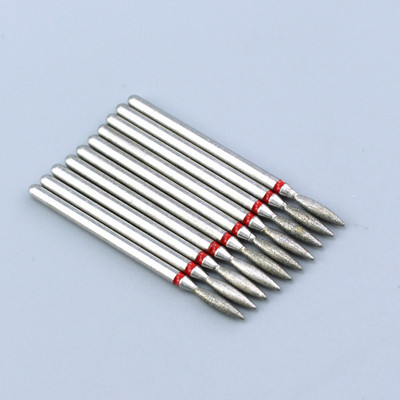 10pc/Set Dijamantno svrdlo za nokte Električna glodala za pedikuru Turpije za manikuru Alat za brušenje zanoktica Dodaci za nokte