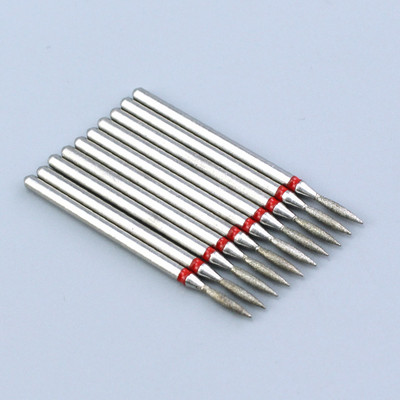 10pc/Set Dijamantno svrdlo za nokte Električna glodala za pedikuru Turpije za manikuru Alat za brušenje zanoktica Dodaci za nokte