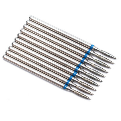 10pc/Set Dijamantno svrdlo za nokte Električna glodala za pedikuru Turpije za manikuru Alat za brušenje zanoktica Dodaci za nokte