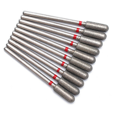 10pc/Set Dijamantno svrdlo za nokte Električna glodala za pedikuru Turpije za manikuru Alat za brušenje zanoktica Dodaci za nokte