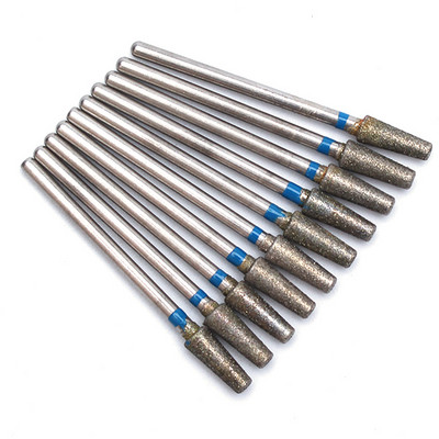 10pc/Set Dijamantno svrdlo za nokte Električna glodala za pedikuru Turpije za manikuru Alat za brušenje zanoktica Dodaci za nokte