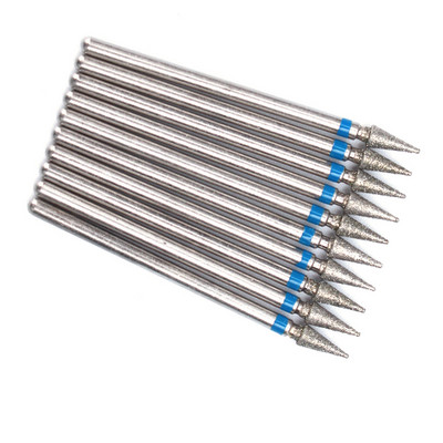 10pc/Set Dijamantno svrdlo za nokte Električna glodala za pedikuru Turpije za manikuru Alat za brušenje zanoktica Dodaci za nokte