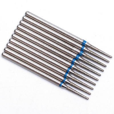 10pc/Set Dijamantno svrdlo za nokte Električna glodala za pedikuru Turpije za manikuru Alat za brušenje zanoktica Dodaci za nokte