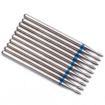 10pc/Set Dijamantno svrdlo za nokte Električna glodala za pedikuru Turpije za manikuru Alat za brušenje zanoktica Dodaci za nokte